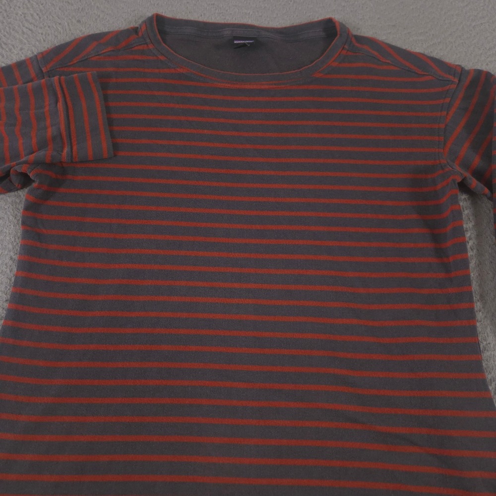 Patagonia Top Womens M Multi Misty Meadow Organic Cotton Striped 3/4 Sleeve Tee